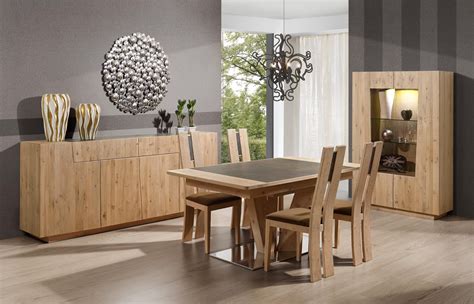 Aménagez votre salle à manger à bas prix avec nos ensembles complets design. salle a manger moderne forest en chene massif et ceramique