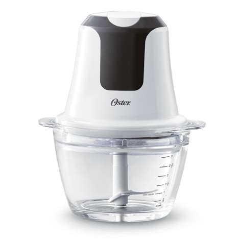 Oster 3 Cup Mini Food Chopper With Glass Bowl For Kitchen Prep