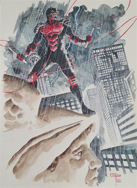 Daredevil 90s Costume In Anthony Ts Daredevil Commissions And