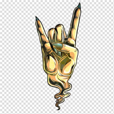 Metal Sign Of The Horns Devil Sign Language Hand Gesture Heavy