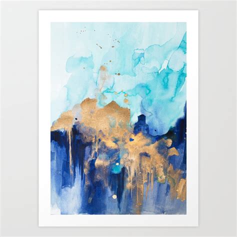 Abstract Watercolor Art Print By Jenmerli Society6