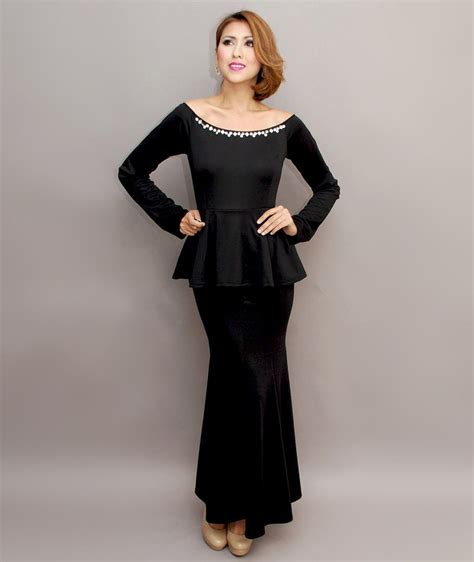 Menjahit peplum ala bodro mulia. Beautiful Baju Kurung Moden French Lace Terbaru 2018