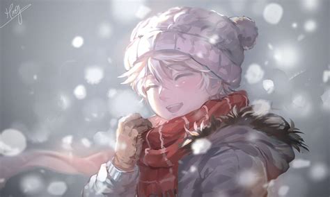 Winter Anime Guy Wallpapers Wallpaper Cave