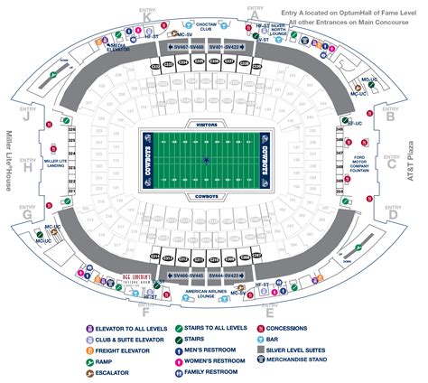 Dallas Cowboys Stadium Seating Chart Virtual Awesome Home