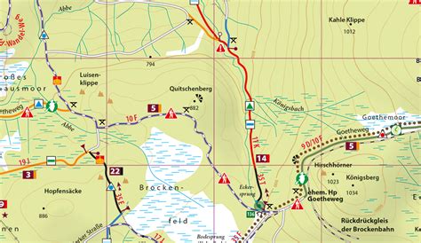 Harzkarte, harz karte, landkarte, routenplaner, das besondere an unserer karte, sie erhalten gleich noch gastgeberempfehlungen. Landkarte Harz Und Umgebung - Top Sehenswürdigkeiten