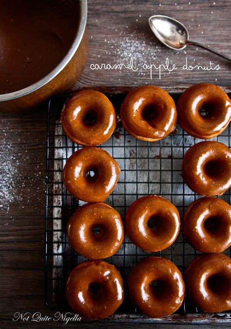 Baked Caramel Apple Donuts Recipe Apple Donuts Caramel Apples