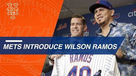 Mets Introduce Catcher Wilson Ramos Youtube