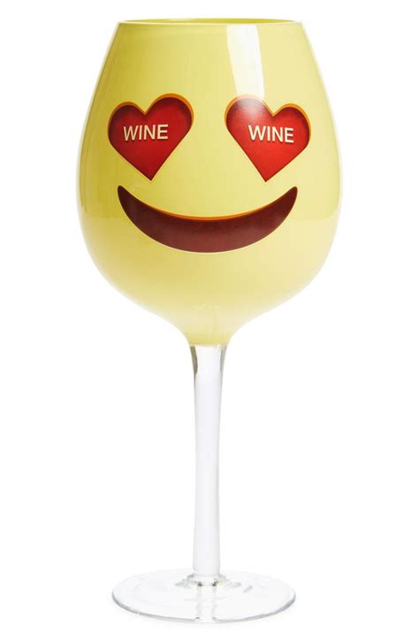 Dci Emoji Oversized Wine Glass Nordstrom Oversized Wine Glass Wine Glass Wine