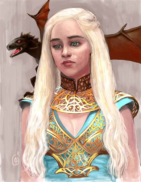 Daenerys Targaryen Andrea Montano Illustration