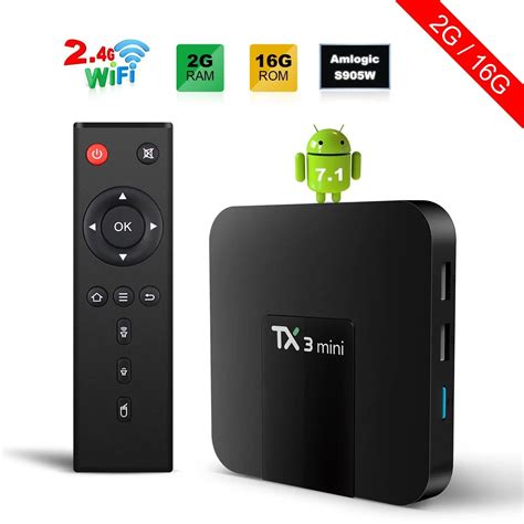Tx3 Mini Android Tv Box 2gb16gb 4k Tv Amlogic S905w Quad Core 24ghz
