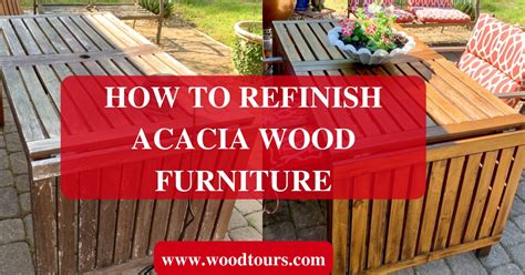 How To Refinish Acacia Wood Furniture From Dull To Dazzling Complete