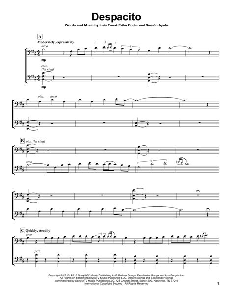 2cellos Despacito Sheet Music Pdf Notes Chords Classical Score