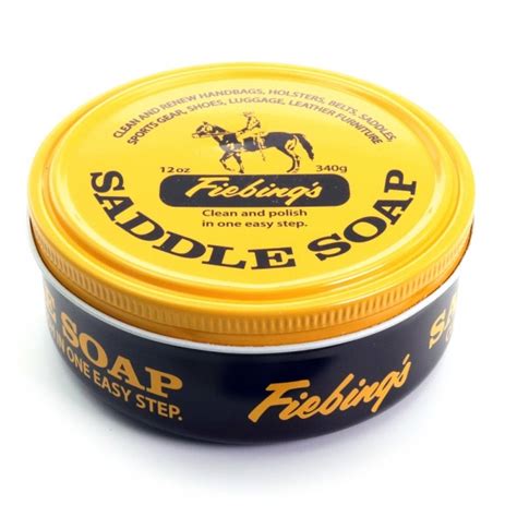 Saddle soap has few more ingredients than normal body soap. Fiebings Saddle Soap Sattelseife 340g - US TACK Westernstore