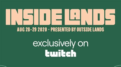 Outside Lands Announces Inside Lands Virtual Festival Genre Is Dead