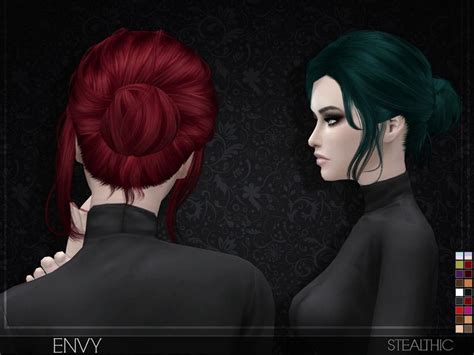Stealthic Envy Female Hair Sims Hair Womens Hairstyles Sims 4