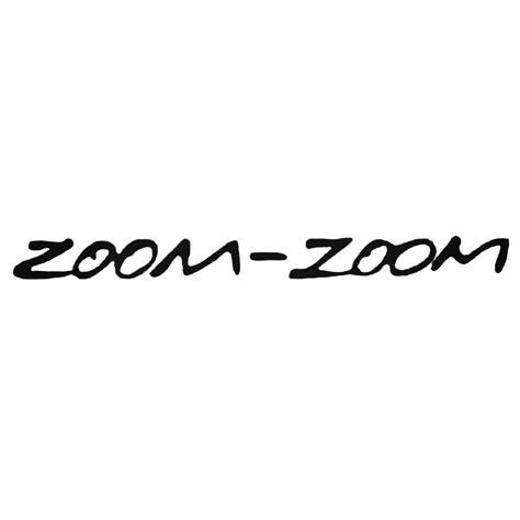 Mazda Zoom Zoom Decal Sticker Decals Stickers Decals Stickers