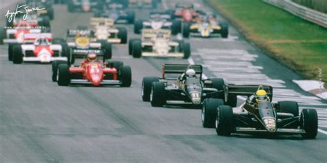 San Marino Grand Prix 1985 The History Of Ayrton Senna