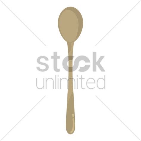 Wooden Spoon Vector Image 1346306 Stockunlimited