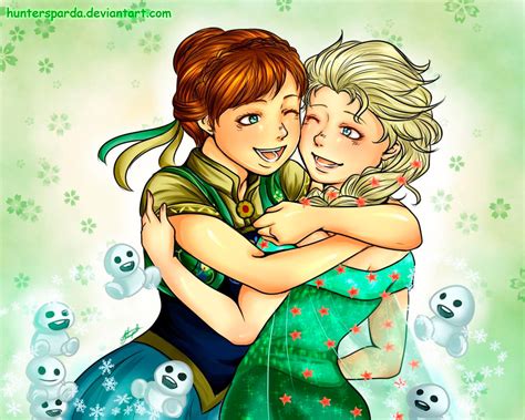 Anna And Elsa Frozen Fan Art 38571691 Fanpop
