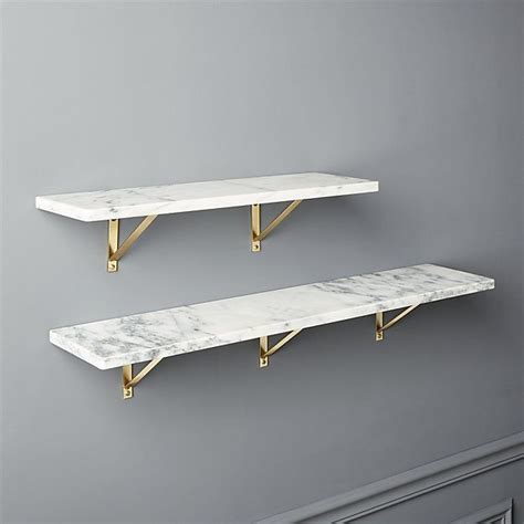 Cb2 Marble Wall Mounted Shelf 36 Marble Room Decor Marble Room