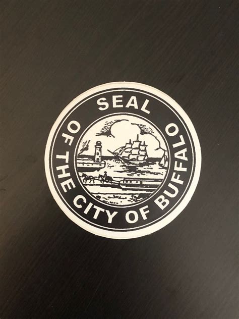 Seal Of The City Of Buffalo New York Vinyl Decal Stickers Etsy