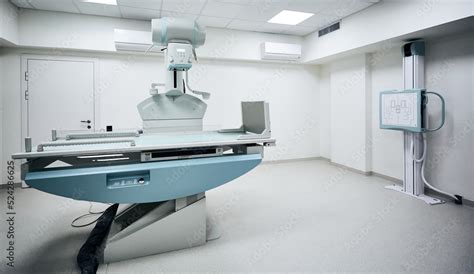 X Ray Room With Modern X Ray Machine In Hospital Radiographic Imaging