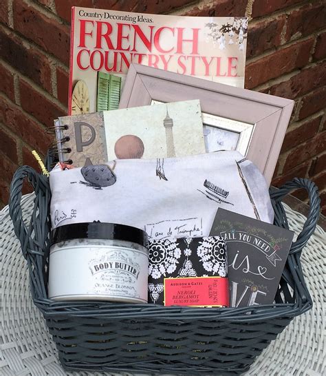 French Paris Themed T Basket By Thimbleandneedle On Etsy