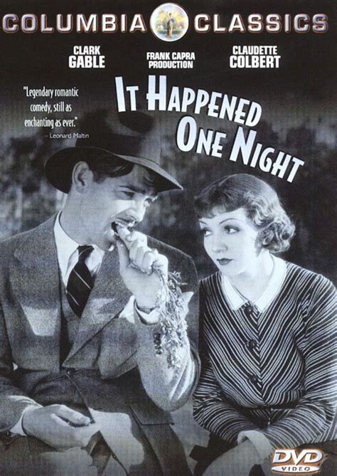 It Happened One Night 1934 Frank Capra Synopsis Characteristics