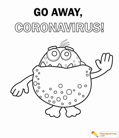 Coloring Coronavirus Sheet Date