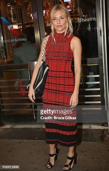 Sienna Miller Poses At The Opening Night Of Tom Stoppards Play News
