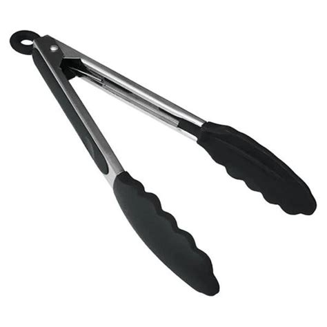 Stainless And Silicone Tongs Kitchen Tongs Kitchen Tools Shopee