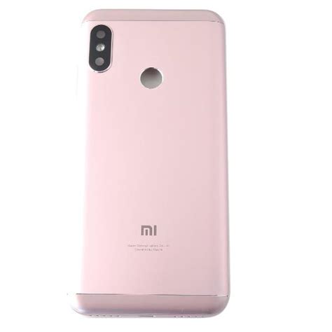 Tapa Trasera Para Xiaomi Redmi 6 Pro Mi A2 Lite Rosa Big Manzana