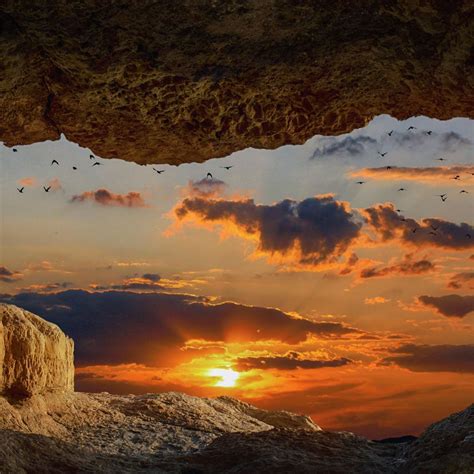 Cave Rock Sunset 8k Ipad Wallpapers Free Download