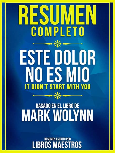 bol.com | Resumen Completo: Este Dolor No Es Mio (It Didn't Start With