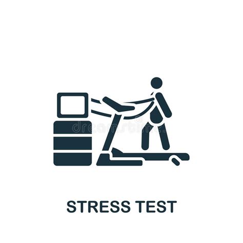 Stress Test Icon Monochrome Simple Health Check Icon For Templates