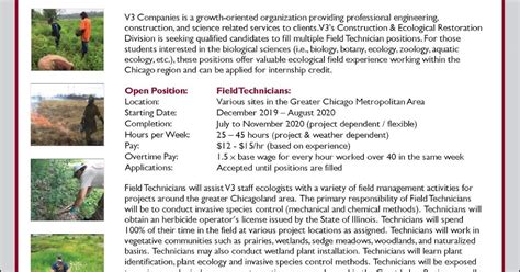 Environmental Studies Student News V3 Companies Job Opportunity Field