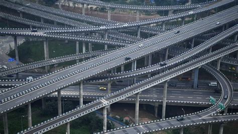 重慶市の 最も複雑 な立体交差橋が完成 5層で15本の道路中国網日本語
