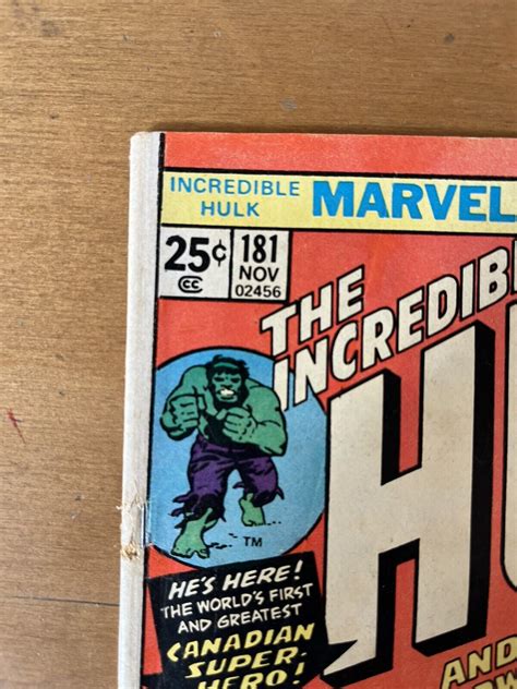 Incredible Hulk 181 1974 1st App Wolverine Mvs Mid Grade See Details