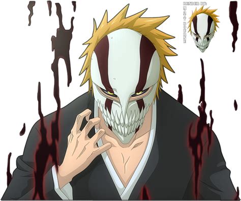 Image Ichigo Kurosakis Fourth Hollow Maskpng Naruto And Bleach