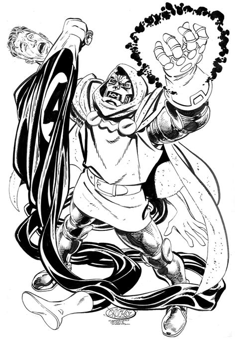 Doctor Doom Winfinity Gauntlet Vs Mr Fantastic Commission 2013 John