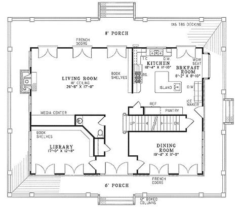 Many of these one & two story country, farmhouse & ranch home designs boast open floor home floor plans with wrap around porch. Unique 2 Bedroom House Plans Wrap Around Porch - New Home ...