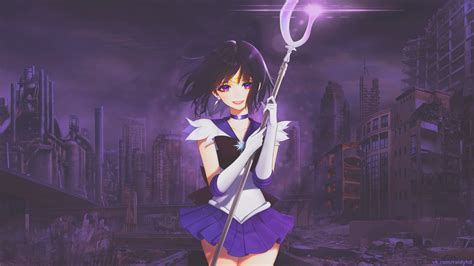 Achtergronden Anime Animemeisjes Picture In Picture Sailor Saturn X Sdlmer