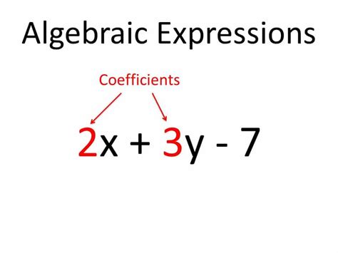Algebraic Expressions Definition Types And Solved Exa