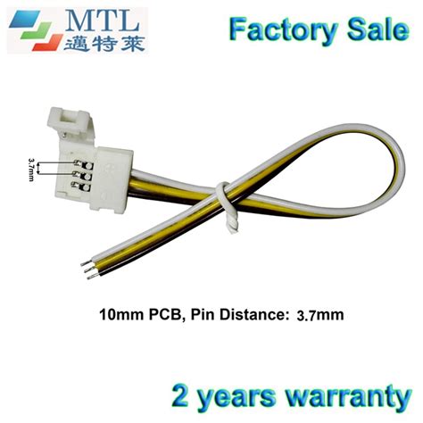 3 Pin Wwcw Strip Connector 100pcslot 10mm Width 37mm Pin Distance