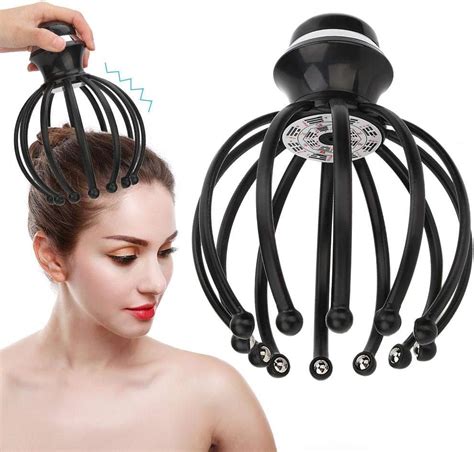 Electric Vibration Head Massagerscalp Massagerhead Scratcher With 2 Vibration