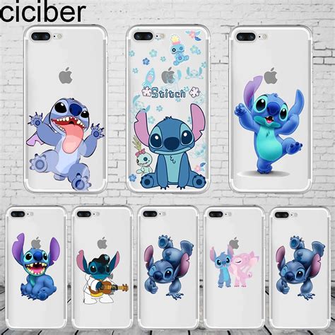 Ciciber Cartoon Lovely Stich Stitch Phone Case Cover For Iphone 7 8