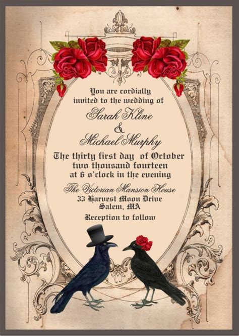 Printable Halloween Wedding Invitations Printable Word Searches