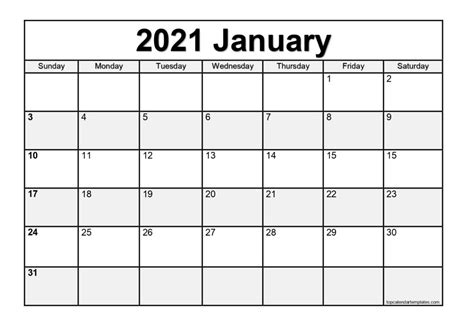 Personalize these 2021 calendar templates with the word calendar creator tool or use other office applications like openoffice, libreoffice, and google docs. Free January 2021 Calendar Printable (PDF, Word)