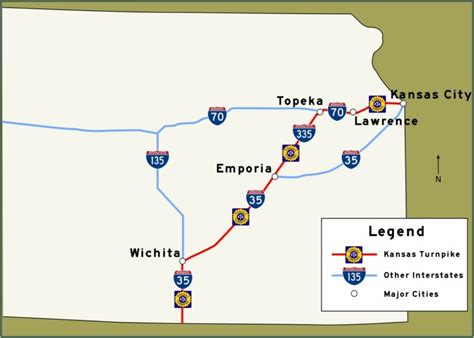 Kansas Turnpike Mile Marker Map Map Resume Examples