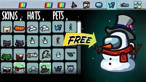 How To Get Among Us New Skins Hats And Pets Among Us New Roles And